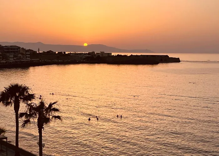 Zonapartments A Sea View-city Center ハニア